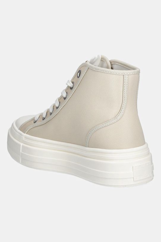 Obuv Tenisky Tommy Jeans TJW FOXING FLATFORM SNEAKER HIGH EN0EN02704 béžová