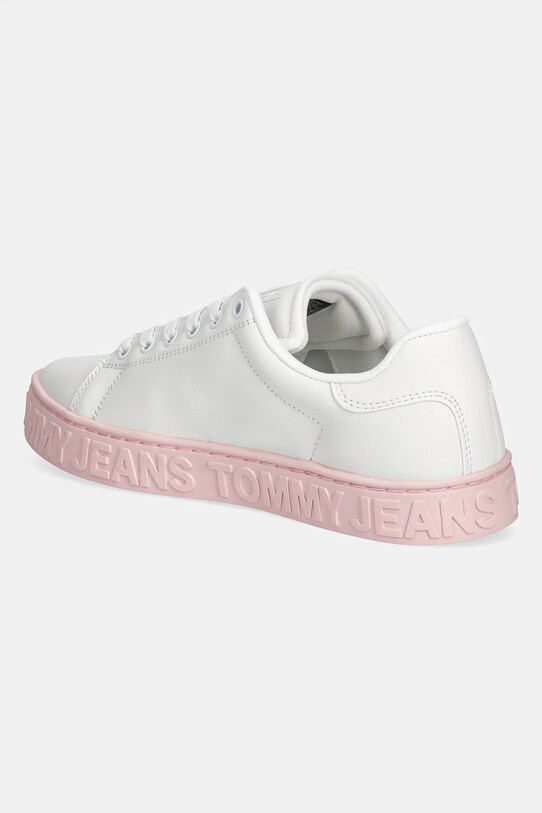 Obuv Kožené tenisky Tommy Jeans TJW LOGO SNEAKER ESS EN0EN02703 biela