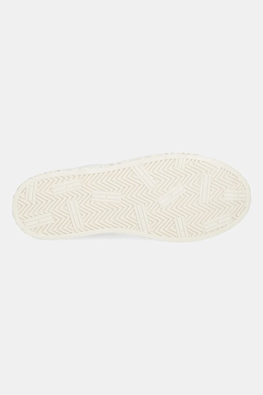 Кожени маратонки Tommy Jeans TJW LOGO SNEAKER ESS EN0EN02703 бял