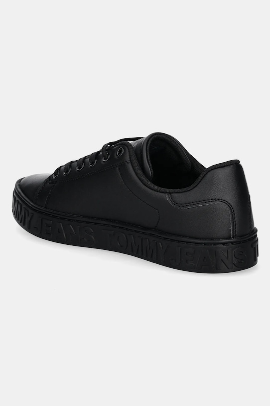 Взуття Шкіряні кросівки Tommy Jeans TJW LOGO SNEAKER ESS EN0EN02703 чорний