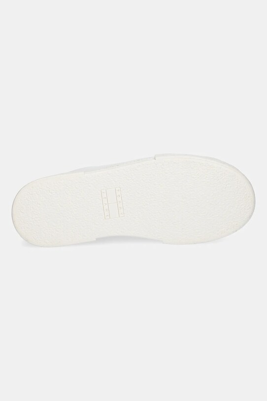Шкіряні кросівки Tommy Jeans TJW FLATFORM SNEAKER EN0EN02698 білий