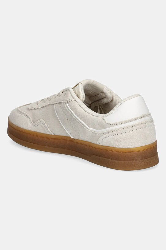 Încălțăminte Tommy Jeans sneakers din piele intoarsă THE GREENWICH SUEDE EN0EN02696 bej