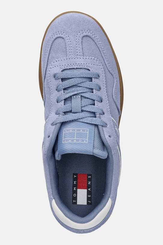 Tommy Jeans sneakersy zamszowe THE GREENWICH SUEDE niebieski EN0EN02696