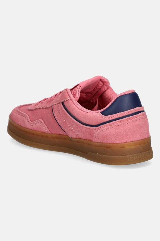 Обувь Замшевые кроссовки Tommy Jeans THE GREENWICH SUEDE EN0EN02696 розовый