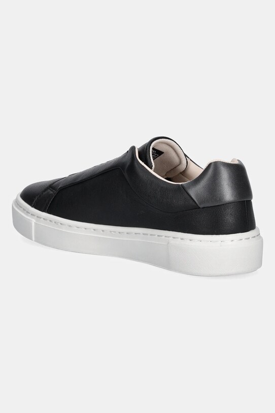 Obuwie Calvin Klein sneakersy skórzane CUPSOLE SLIP ON W/ML - LTH HW0HW02289 czarny