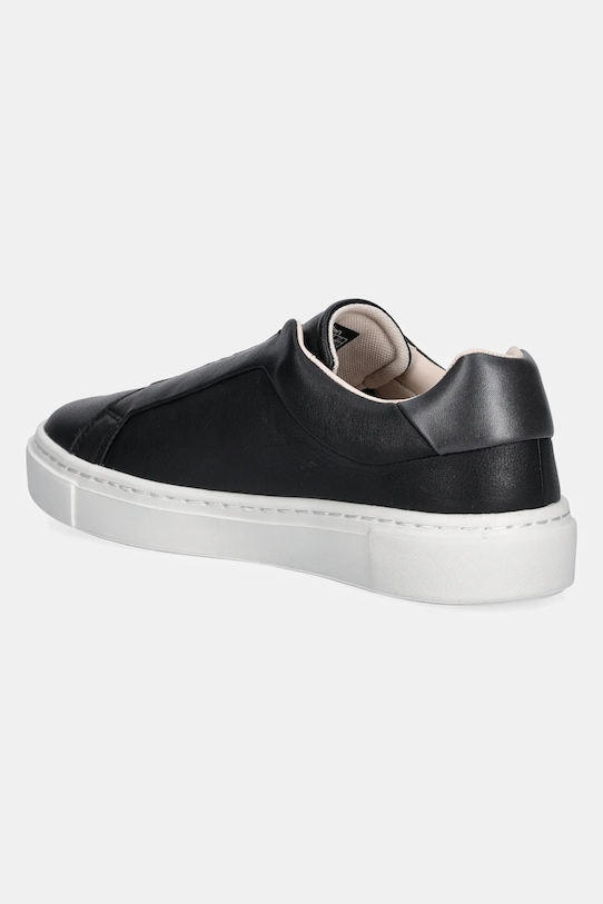 Обувь Кожаные кроссовки Calvin Klein CUPSOLE SLIP ON W/ML - LTH HW0HW02289 чёрный