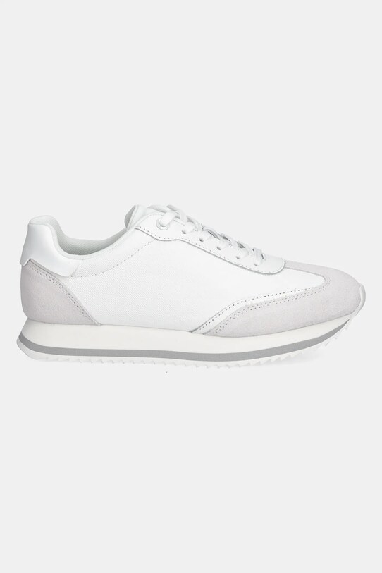 Calvin Klein sneakers RUNNER LACE UP - MONO MIX HW0HW02294 alb SS25