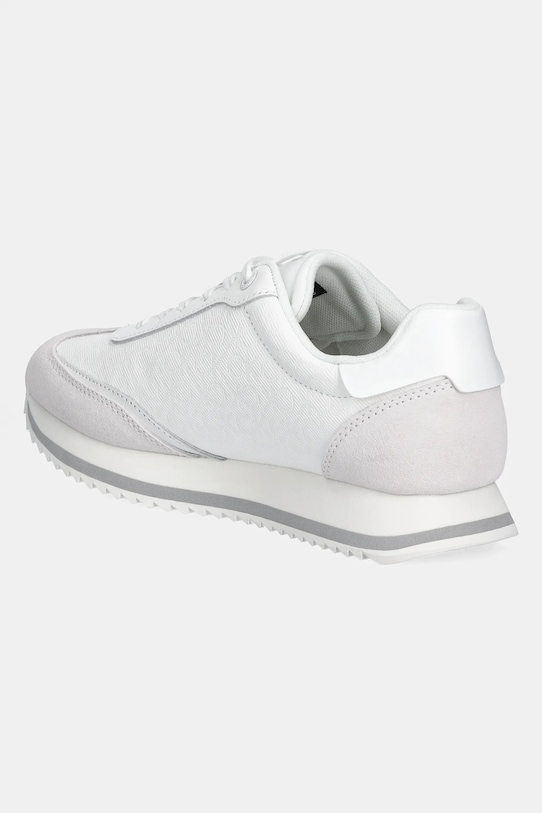 Încălțăminte Calvin Klein sneakers RUNNER LACE UP - MONO MIX HW0HW02294 alb