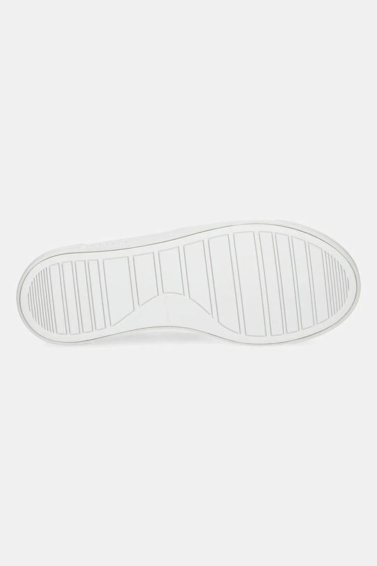 Calvin Klein teniși de piele CUPSOLE SLIP ON - WOVEN LTH HW0HW02297 alb