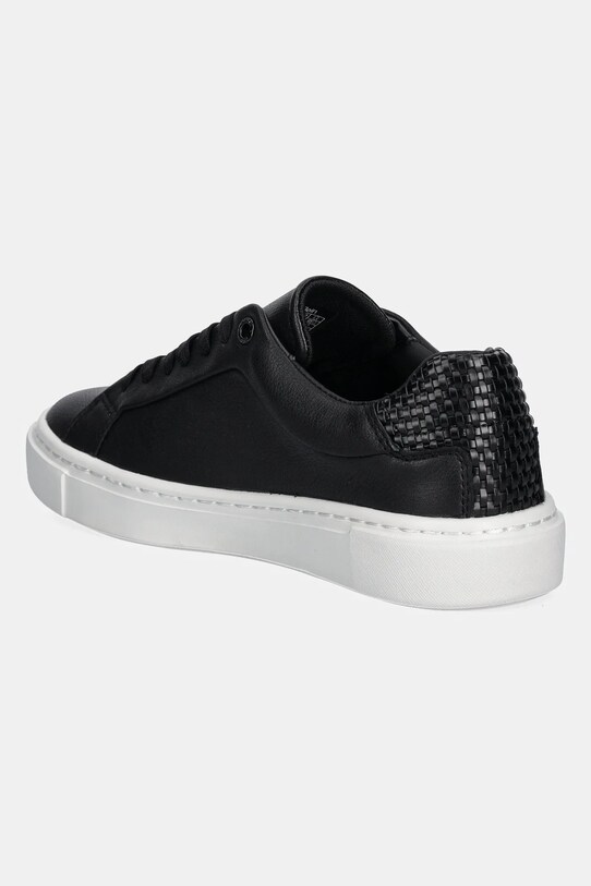 Взуття Шкіряні кросівки Calvin Klein CUPSOLE LACE UP - WOVEN LTH HW0HW02298 чорний