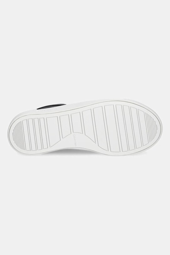 Шкіряні кросівки Calvin Klein CUPSOLE LACE UP - WOVEN LTH HW0HW02298 чорний