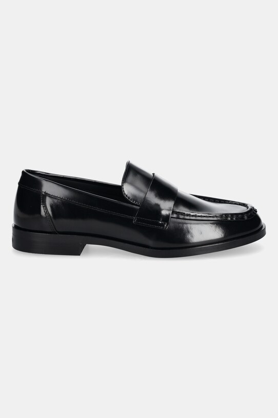 Шкіряні мокасини Calvin Klein MOC LOAFER - BRUSH L HW0HW02306 чорний SS25