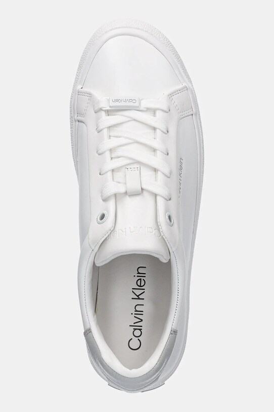 Кроссовки Calvin Klein VULC LACE UP TEXTURE FOX - LTH белый HW0HW02439
