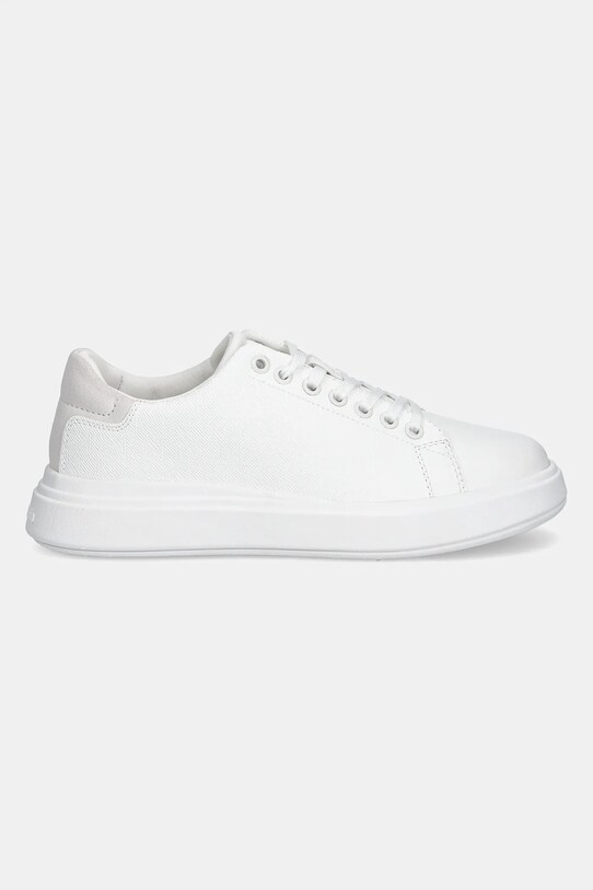 Calvin Klein sneakers CUPSOLE LACE UP MONO HW0HW02445 alb SS25