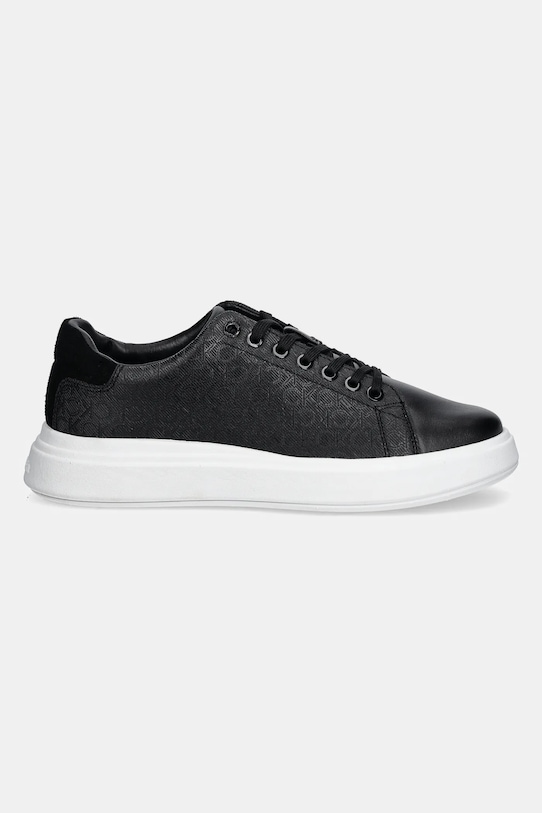 Calvin Klein sneakers CUPSOLE LACE UP MONO HW0HW02445 negru SS25