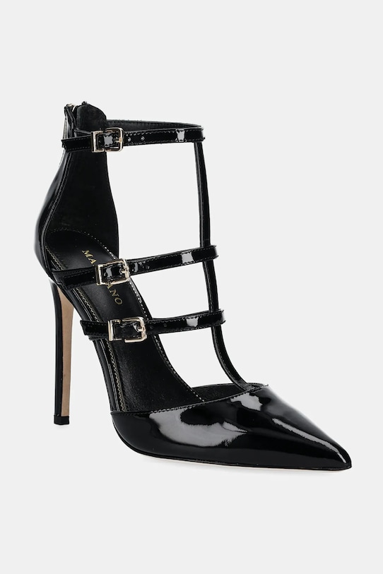 Marciano Guess szpilki skórzane szpic czarny 5RGZ16.7287A.JBLK