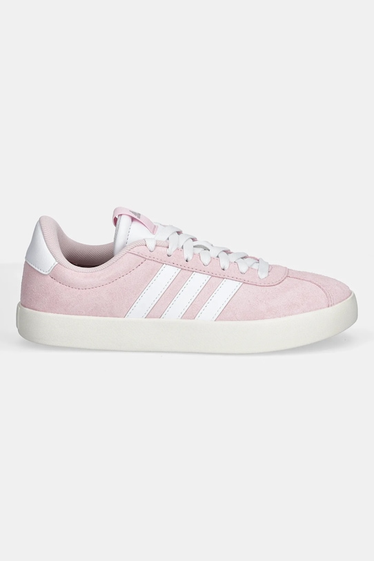 adidas sneakersy zamszowe Vl Court 3.0 JP5325 różowy SS25