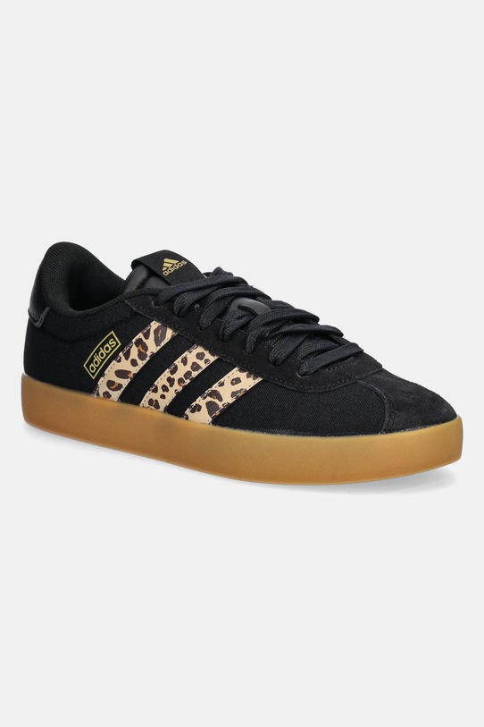 Кросівки adidas Vl Court 3.0 лицьова шкіра чорний JP5355