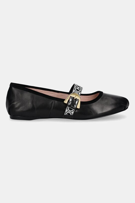 Coccinelle balerini de piele E4.S15.19.01.01.847 negru SS25