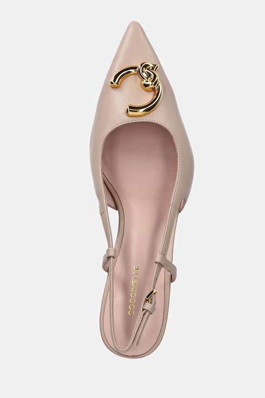 Kožené lodičky Coccinelle béžová E4.SB3.21.01.01.N12