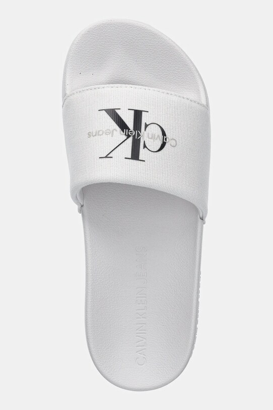 Calvin Klein Jeans papucs SLIDE MONOGRAM WMNS fehér YW0YW01835