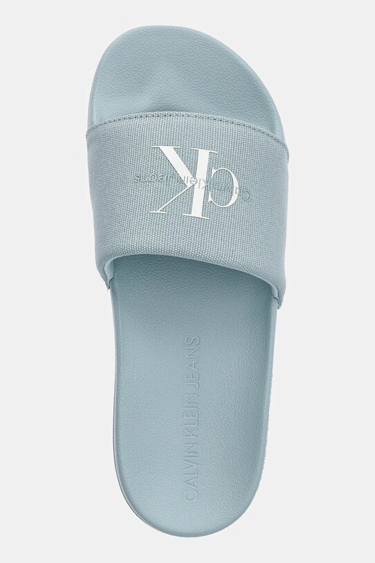 Шлепанцы Calvin Klein Jeans SLIDE MONOGRAM WMNS голубой YW0YW01835