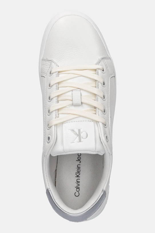 Шкіряні кросівки Calvin Klein Jeans CLASSIC CUPSOLE LOW OHB білий YW0YW01799