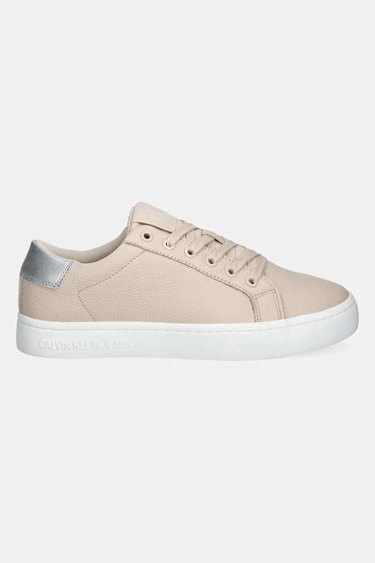 Δερμάτινα αθλητικά παπούτσια Calvin Klein Jeans CLASSIC CUPSOLE LOW OHB YW0YW01799 μπεζ SS25