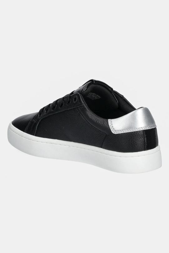 Obuwie Calvin Klein Jeans sneakersy skórzane CLASSIC CUPSOLE LOW OHB YW0YW01799 czarny