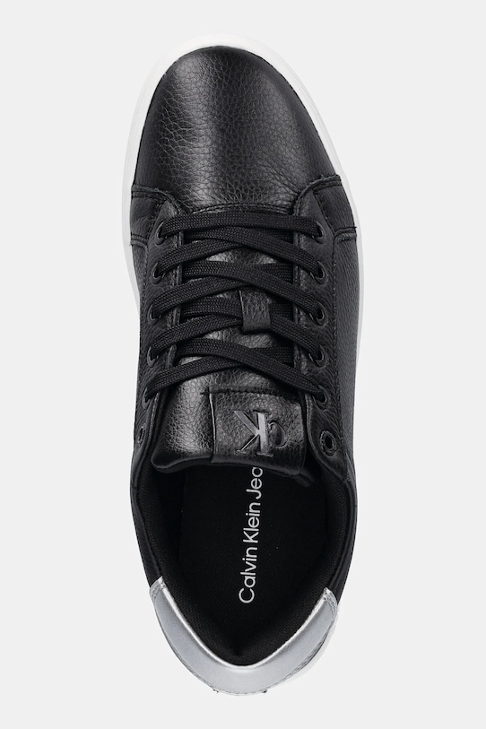 Calvin Klein Jeans sneakersy skórzane CLASSIC CUPSOLE LOW OHB czarny YW0YW01799
