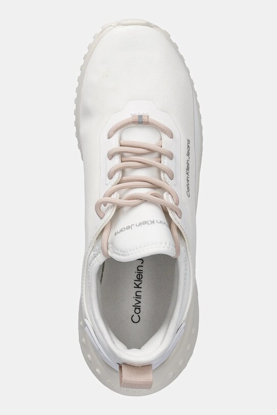 Calvin Klein Jeans sneakers EVA RUNNER SOCK MIX IN HITECH alb YW0YW01665