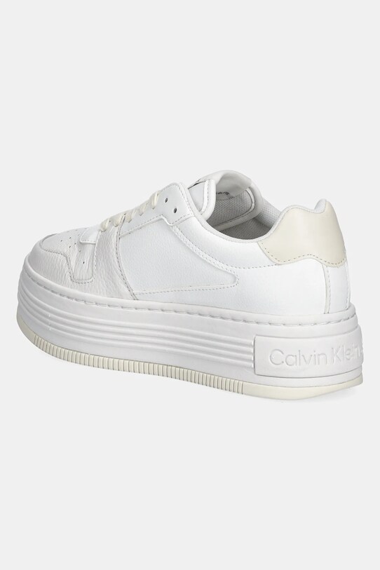 Obuwie Calvin Klein Jeans sneakersy BOLD FLATF LOW LACEUP MIX NBS YW0YW01641 biały