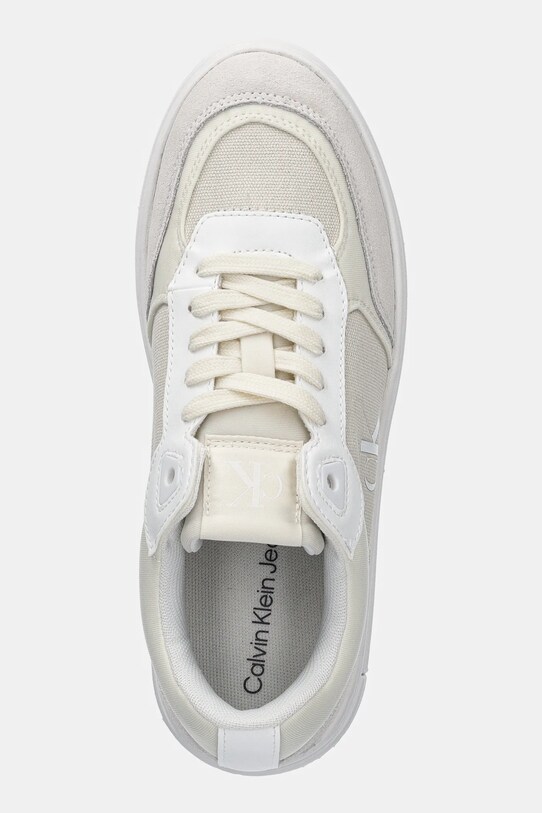 Кроссовки Calvin Klein Jeans BOLD FLATF LOW MIX MG MEDIA бежевый YW0YW01638