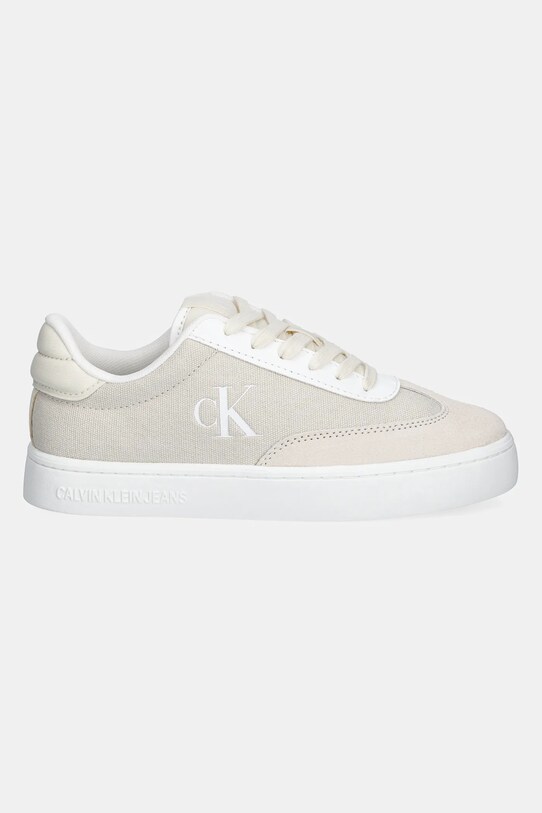 Tenisky Calvin Klein Jeans CLASSIC CUPSOLE LOW MIX MG WN YW0YW01636 béžová SS25