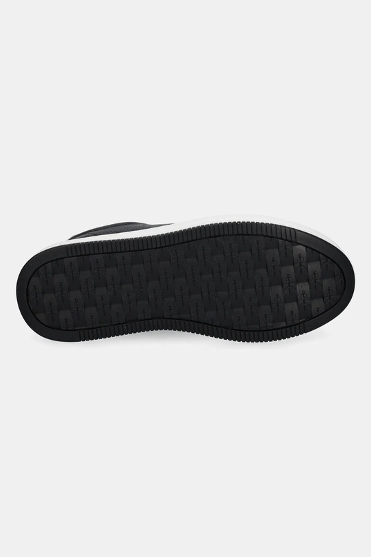 Кожаные кроссовки Calvin Klein Jeans BOLD FLATF LOW MIX OHB YW0YW01632 чёрный