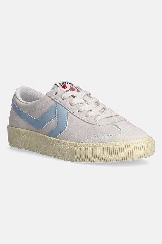 Замшеві кросівки Levi's SNEAK S імітація лицьової шкіри сірий D7916.0011