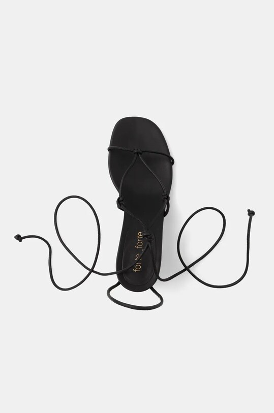 Forte Forte sandale de piele negru 13689.F47A.8021