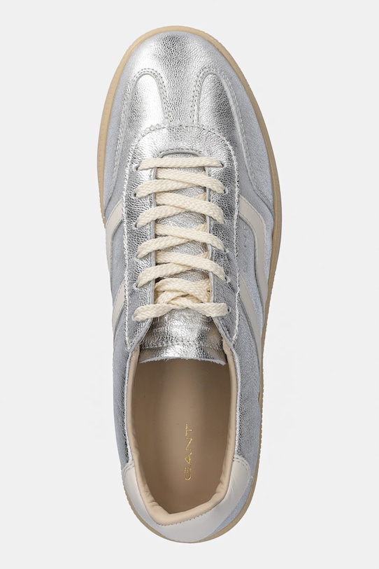 Δερμάτινα αθλητικά παπούτσια Gant Cuzima ασημί 30531955.G80