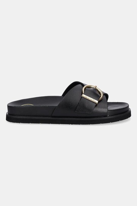 Кожаные шлепанцы Gant Mardale 30501935.G00 чёрный SS25