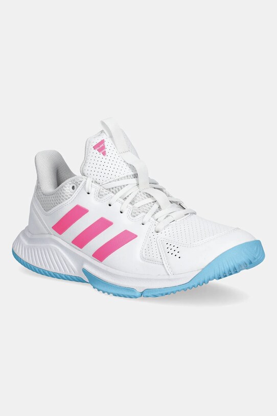 Tenisice za dvoranu adidas Performance Court Flight tekstil bijela JR8169