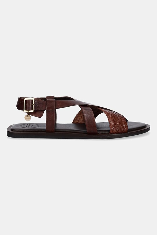 Gant sandale de piele Sunlaz 30561910.G420 maro SS25