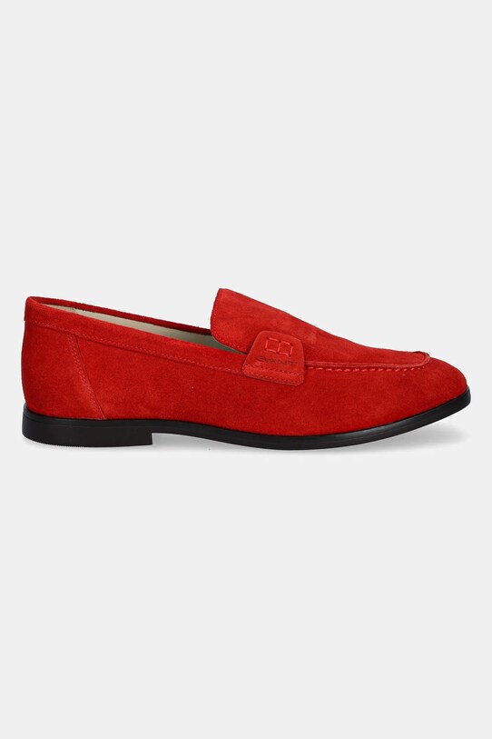 Semišové mokasíny Gant Gimble 30573865.G519 červená SS25