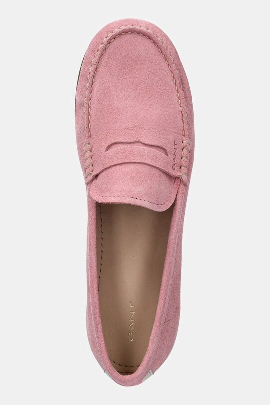 Gant mocasini din piele întoarsă Seabaya roz 30573932.G580