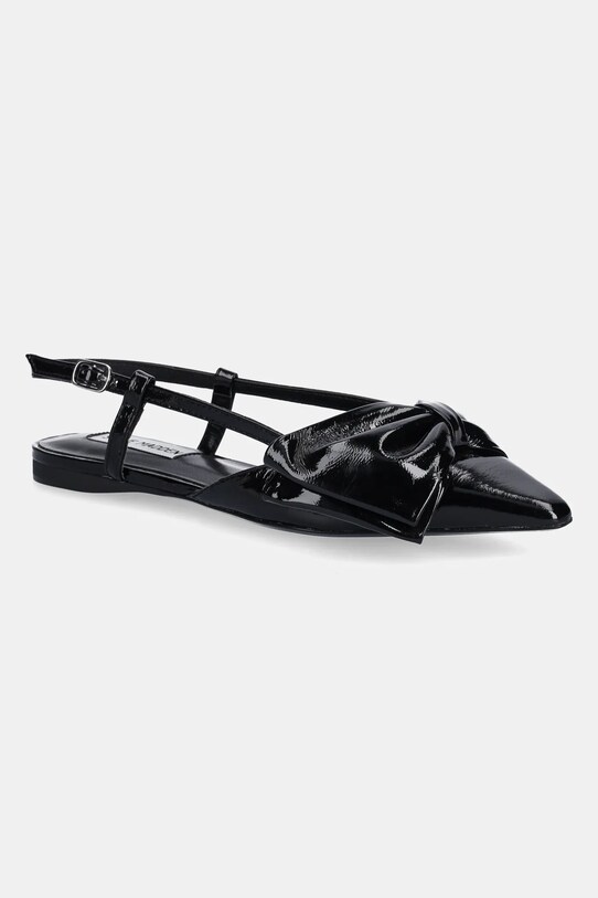 Kožené balerínky Steve Madden Dazzled otvorená päta čierna SM11003531.017