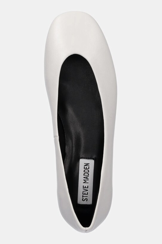 Steve Madden balerini de piele Darts alb SM11003624.107