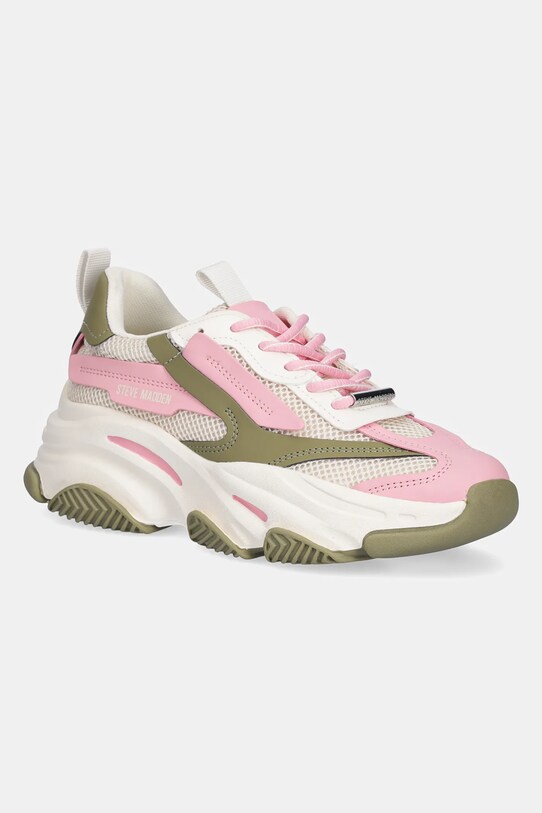 Steve Madden sneakersy Possession-SE imitacja skóry licowej różowy SM19000033.GFP