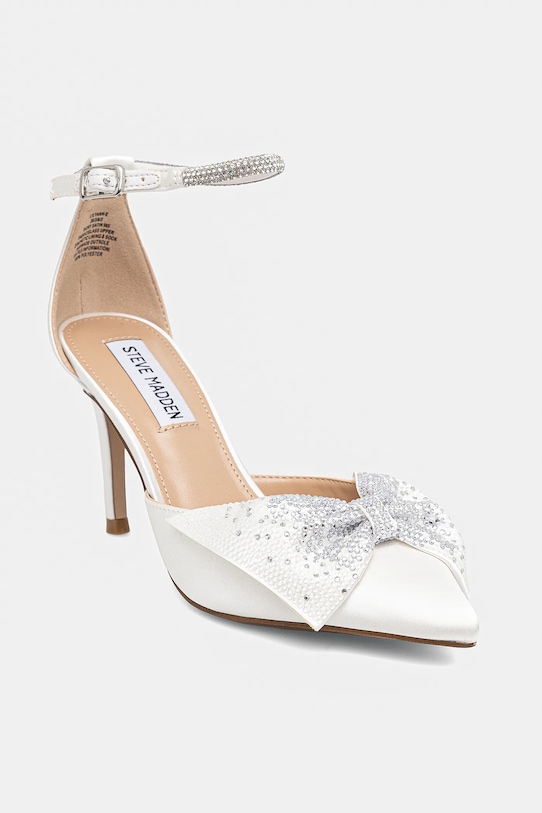 Steve Madden pantofi cu toc Lilyann-E subțire alb SM19000126.985