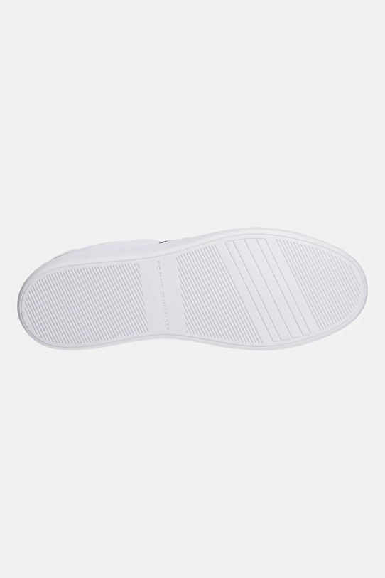 Tommy Hilfiger sneakersy skórzane ESSENTIAL COURT SNEAKER STRPS FW0FW08321 biały