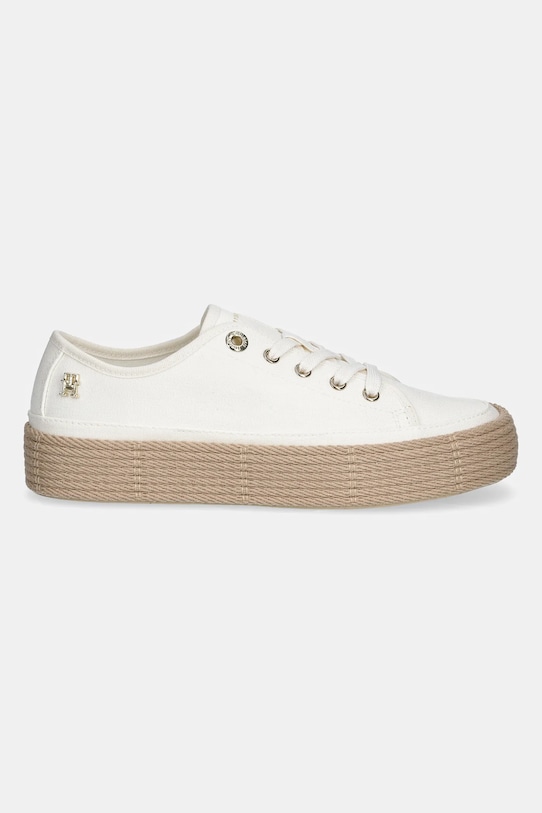 Tommy Hilfiger teniși VULC ESPADRILLE SNEAKER FW0FW08404 alb SS25