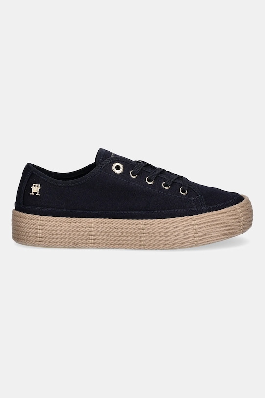 Tenisky Tommy Hilfiger VULC ESPADRILLE SNEAKER FW0FW08404 tmavomodrá SS25